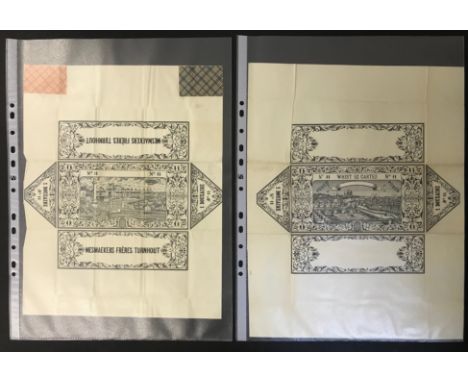 TWO ANTIQUE PLAYING CARDS WRAPPERS - TURNHOUT