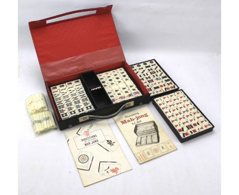 Lot - HARRODS CASED MAHJONG SET