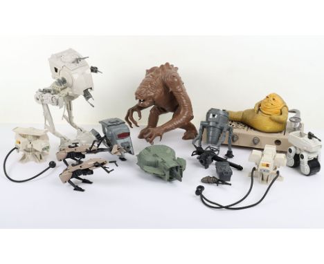 Vintage Star Wars Accessories, including: MTV-7 Imperial mini rig, CAP-2 Captivator mini rig (missing blaster cannon &amp; do