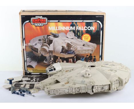 Vintage Kenner Boxed Star Wars The Empire Strikes Back Millennium Falcon Space Ship, Cat. No. 39110 circa 1981, complete with