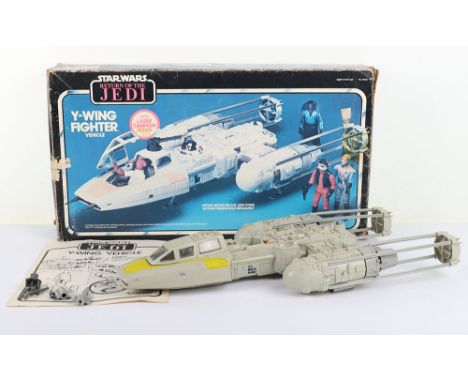 Vintage Kenner Boxed Star Wars Return of The Jedi Y-Wing Fighter Vehicle, Cat. No 70510  in good complete condition, with two