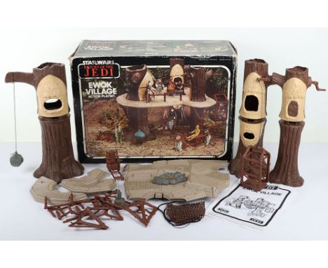 Vintage Palitoy Boxed Star Wars Return of The Jedi Ewok Village Action Playset, complete in very good original condition, wit