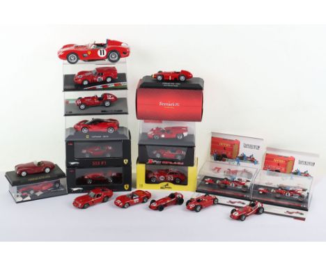 Collection of  Ferrari Models 1/43 scale , including: Boxed Brumm P008 Ferrari 312B Clay Regazzoni, P009 Ferrari 312B Jacky I