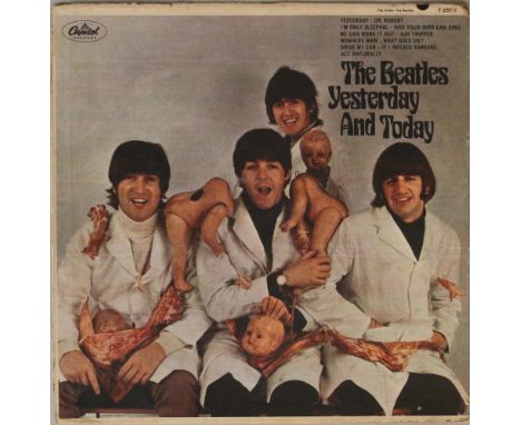 THE BEATLES - YESTERDAY AND TODAY - 3RD STATE 'BUTCHER COVER' LP (MONO T-2553). An extremely neat 'peel' of this original US 