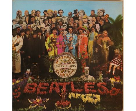 SGT PEPPER'S LONELY HEARTS CLUB BAND LP - ORIGINAL UK MONO WIDE SPINE (PMC 7027). Lovely example original UK 'wide spine' mon