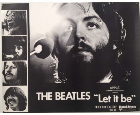 LET IT BE POSTER. An original rolled poster from 1970 for the 'Let It Be' film. Measures 57 x 45cm. In VF condition with some