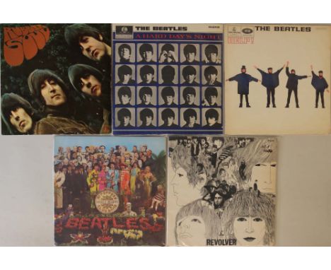 STUDIO LP COLLECTION (WITH LOUD CUT RUBBER SOUL). Another super selection of original/early UK pressing LPs; 5 here. Titles a