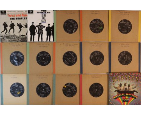 7"/EPs. Cool collection of 25 x very clean 7"/EPs. Titles/cat. numbers are Magical Mystery Tour (mono MMT-1 blue page - Ex+/E