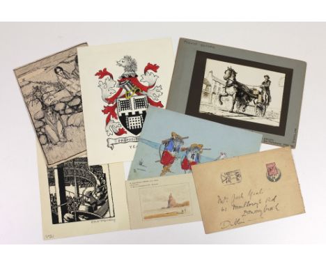 Jack Yeats and his friends.  An artist's Portfolio containing works collected by Jack Yeats and his wife Cottie, or given to 