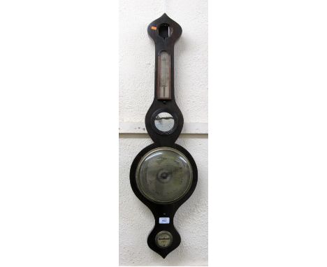 A 19th Century Irish mahogany Banjo Barometer, by "Binda, Cork," approx. 94cms (37"). (1)