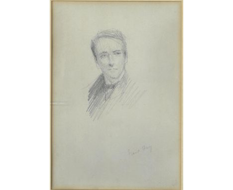 John Butler Yeats R.H.A. (1839 - 1922)"Sketch of Frank Fay," pencil, approx. 25cms x 17cms (10" x 7"), inscribed "Frank Fay,"