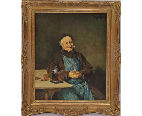 Unbekannter Maler (20. Jh.) Belebte holländische Straße. Öl/Lwd., li. u. sign. Hozeman (?). 40x 50 cm. R. Beigegeben: Kunstdr