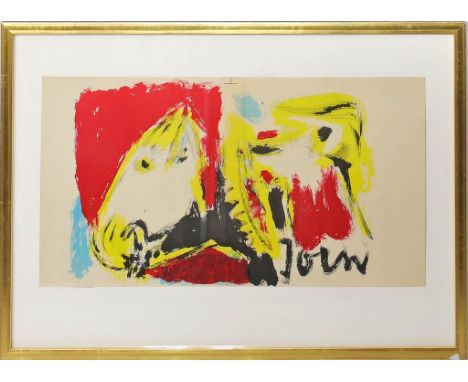 Jorn, Asger (1914 iVejrum, Jütland - Aarhus 1973) Ohne Titel - wohl Buchumschlag des Werksverzeichnisses Asger Jorn Druckgrap
