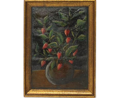 Lehmann, Dirk (Berliner Maler, 20. Jh.) Blumenstrauß in einer Vase. Öl/Lwd., re. u. monog. und dat. (19)41. Ca. 30,5x 20,5 cm