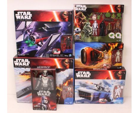 Star Wars: A collection of assorted boxed Star Wars: The Force Awakens items to comprise: Epic Battles Captain Phasma figure;
