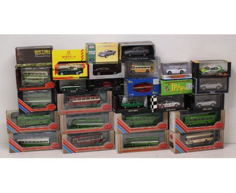 ***AUCTIONEER TO ANNOUNCE THE EFE BUSES WITHIN THIS LOT HAVE BEEN WITHDRAWN***&nbsp;Diecast: A collection of assorted boxed d