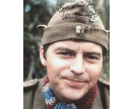Dad's Army 1970's comedy series 8x10 photo signed by Private Pike actor Ian Lavender. Good condition. All autographs are genu
