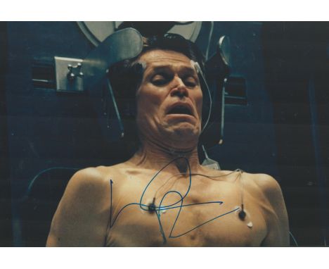 Willem Dafoe signed 12x8 inch colour photo. William James Willem Dafoe (July 22, 1955) is an American actor. He is the recipi