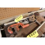 (2) RIDGID TUBING CUTTERS AND PIPE THREADER