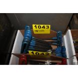 ASSORTED T-HANDLE ALLEN WRENCHES