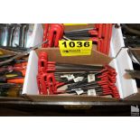 ASSORTED T-HANDLE ALLEN WRENCHES