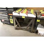 STEEL SHOP TABLE 36" X 26" X 32"