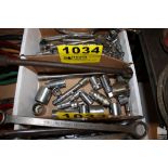 SOCKET WRENCH AND ASSORTED SOCKETS
