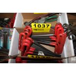 ASSORTED T-HANDLE ALLEN WRENCHES