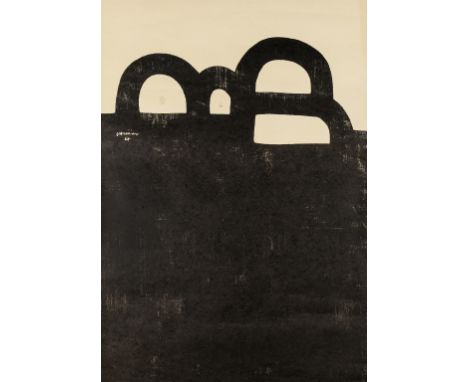 δ Eduardo Chillida (1924-2002)Chicago (Koelen 83020)Lithograph, 1983, inscribed in pencil from the edition of 6, a proof befo