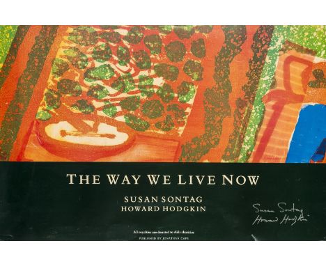 δ Howard Hodgkin (1932-2017)The Way we live nowOffset lithograph printed in colours, c.1990, signed in silver ink by both How