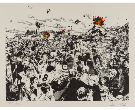 David Mach (b.1949)UntitledLithograph with hand colouring, 2000, signed, inscribed 'A/P' and numbered from the edition of 20 