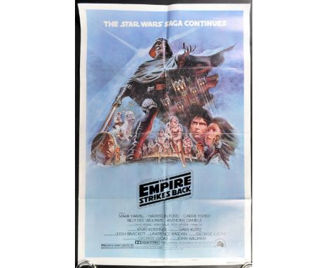 Estate of Dave Prowse - Star Wars - The Empire Strikes Back (1980) - US one sheet poster ' Style B '. Featuring Darth Vader t