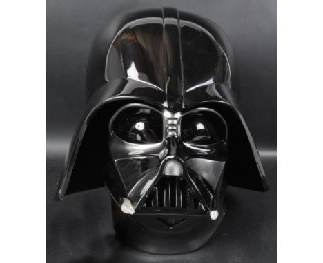 Estate of Dave Prowse - Star Wars - a vintage 1/1 scale replica Darth Vader costume helmet. Fibreglass construction, with met