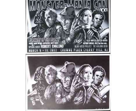 Estate of Dave Prowse - Star Wars - Artwork - Scott Jackson - signed exclusive print of artwork used for Monster Mania Con XX