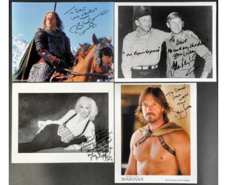 Estate of Dave Prowse - Autographs - a collection of x4 autographs from various actors. All on 8x10" photographs, comprising: