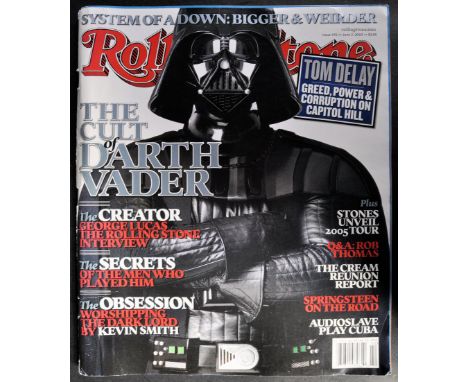 Estate of Dave Prowse - Star Wars - Prowse's personally owned issue of Rolling Stone magazine, Issue #975 - 2005. Vader to th