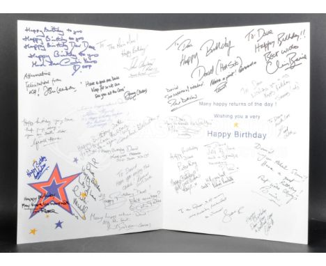 Estate of Dave Prowse - Star Wars - a large format Birthday card for Prowse, sent to him from Sci Fi South Collector's Conven