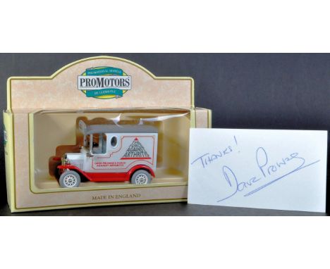 Estate of Dave Prowse - Lledo Promotors - One of Prowse's own Lledo Promotors diecast models, featuring artwork for Prowse's 
