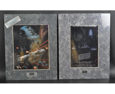 Estate of Dave Prowse - Star Wars - two Special Collector's Edition Chromart foil type pictures from the franchise, including