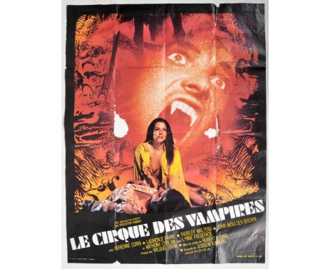 Estate of Dave Prowse - Hammer Horror - Vampire Circus (1972) - Prowse's personally owned French one sheet poster for the mov