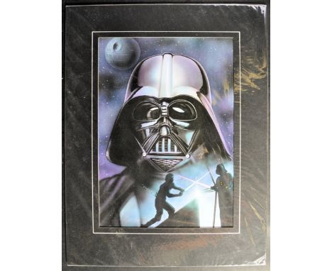 Estate of Dave Prowse - Star Wars - Fan Art - Duncan Gutteridge (artist) - limited edition print showing Darth Vader in The E