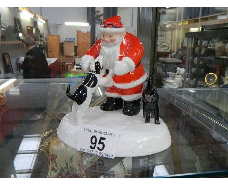 A Coalport Father Christmas Snowman 'My Best Friends' First Edition