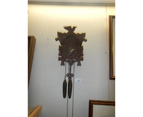 A German Black Forest cuckoo clock.