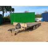 Ifor Williams LM146G/B 14ft twin axle beaver trailer with ramps, wooden floor on 155/70R12 wheels an