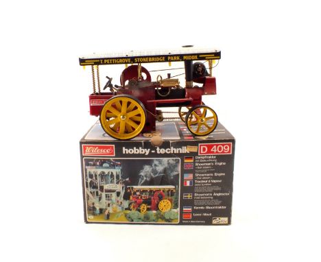 A boxed Wilesco D409 Showmans engine (unused), Pettigrove Stonebridge park roof