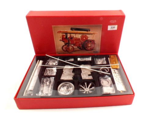 A boxed Wilesco finecast Showmans engine kit (unused)