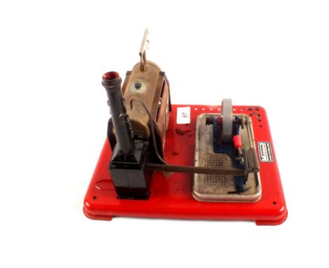 A Mamod stationery steam engine