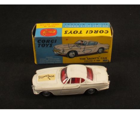 A boxed Corgi 258 'Saints' Volvo P1800 with white body and red interior