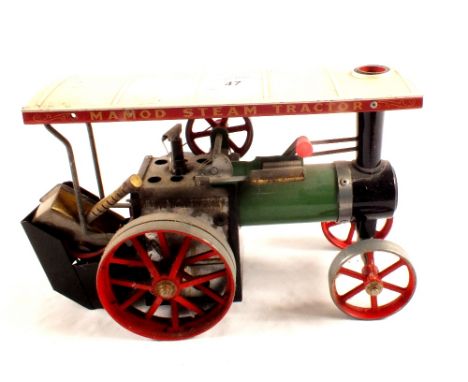 A Mamod steam tractor