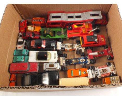 Various Dinky, Corgi and Matchbox models
